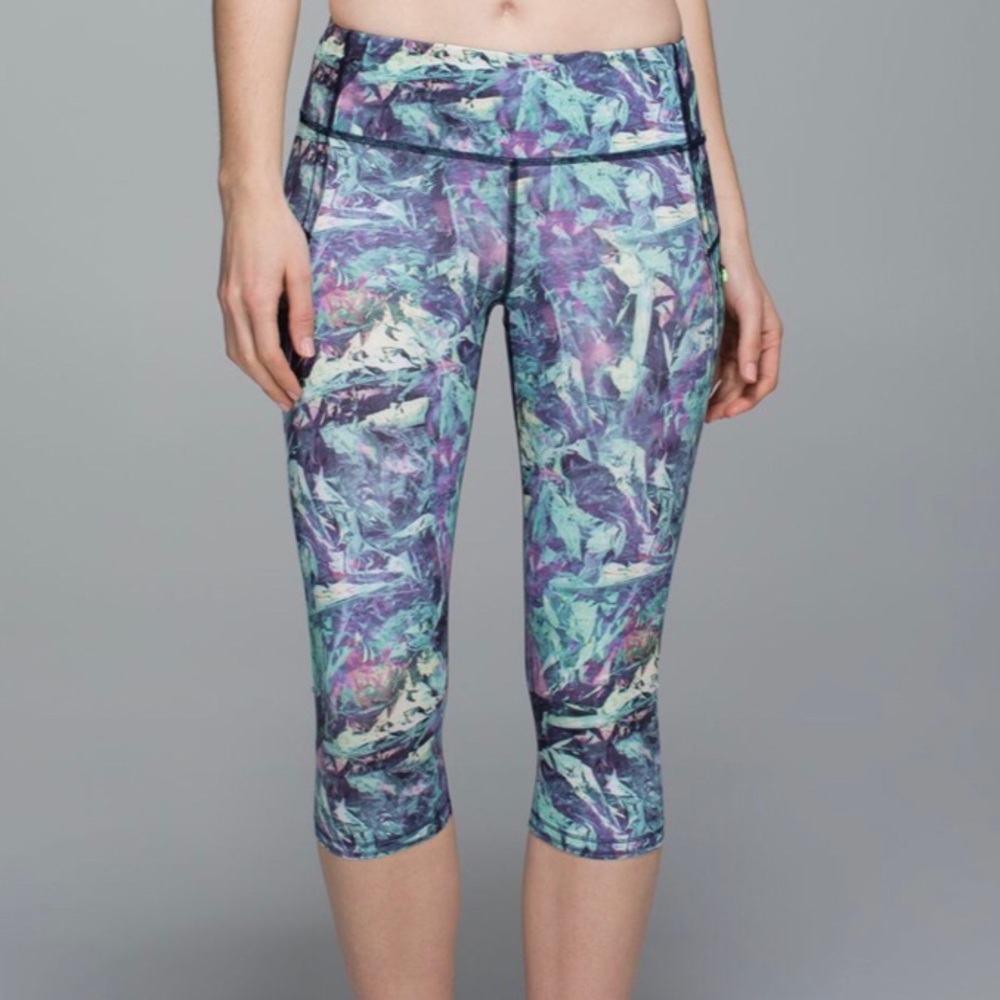 Lululemon Run: Top Speed Crop Iridescent Multi 8